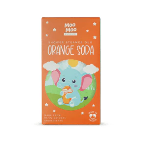 Moo Moo Bath - Shower Steamer Duo Orange Soda (120g) - Image 4