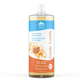 Mountain Sky Soaps - Castile Soap Honey Almond (1L) - Image 2