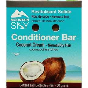 Mountain Sky Soaps - Coconut Cream Conditioner Bar (50g) - Image 2