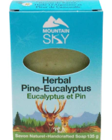 Mountain Sky Soaps - Herbal Pine-Eucalyptus Bar Soap (135g) - Image 2