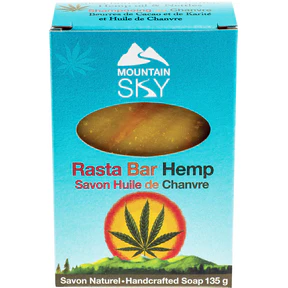 Mountain Sky Soaps - Rasta-Bar-Hemp Bar Soap (135g) - Image 3