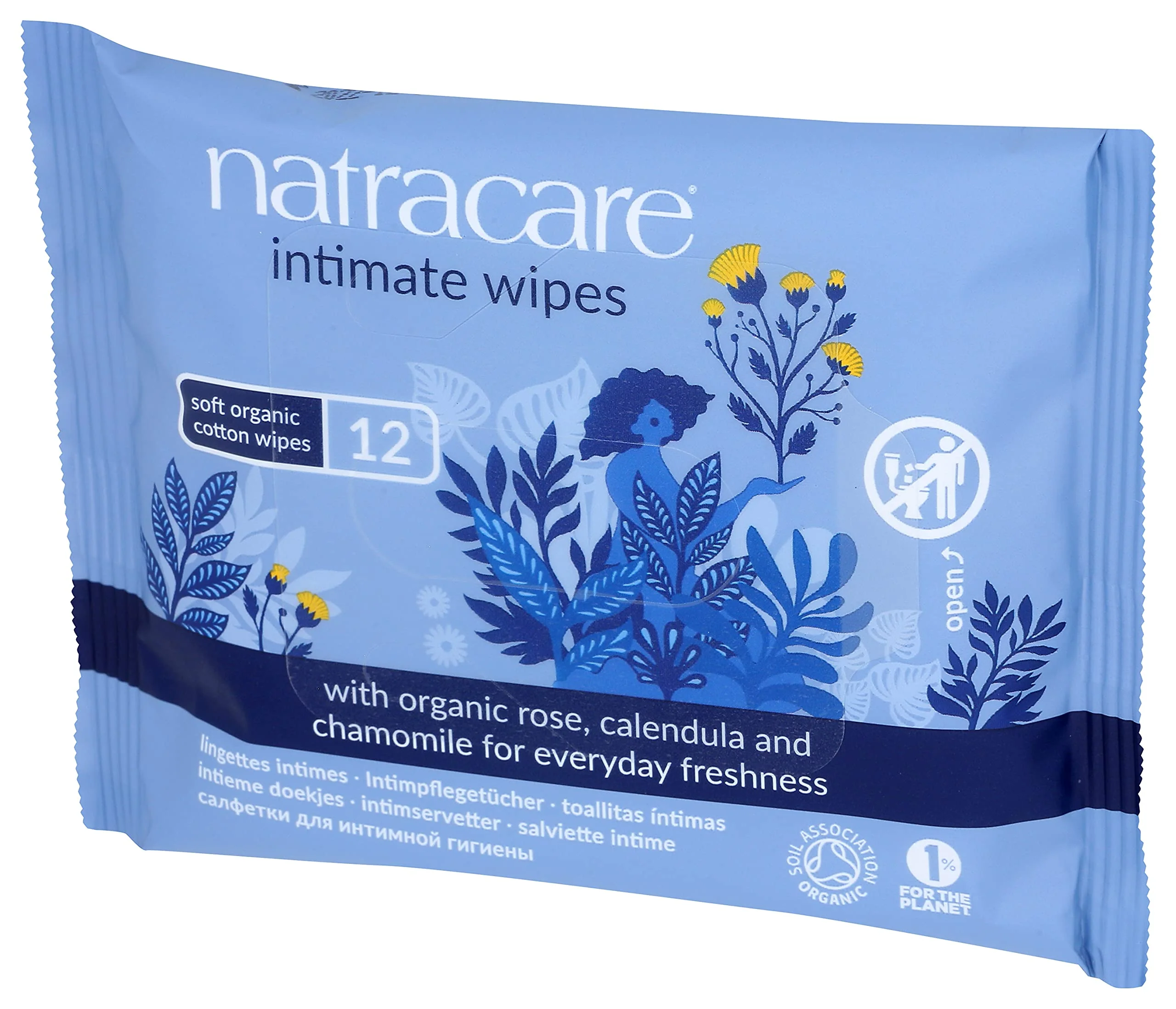 Natracare - Organic Cotton Intimate Wipes (12ct)