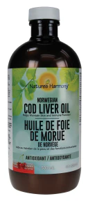 Nature's Harmony - Cod Liver Oil Cherry Norwegian (500ml) - Image 2