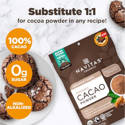 Navitas Organics - Cacao Powder (227g) - Image 4