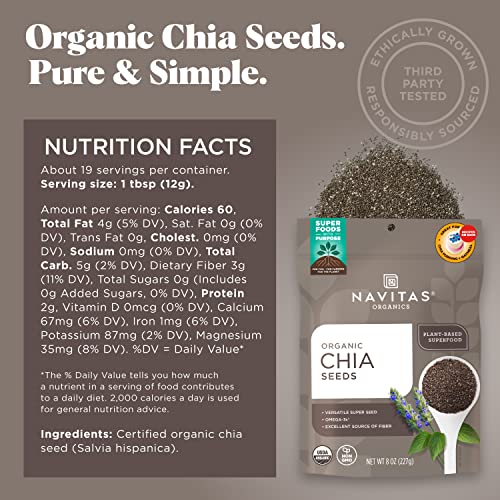 Navitas Organics - Chia Seeds (227g) - Image 5
