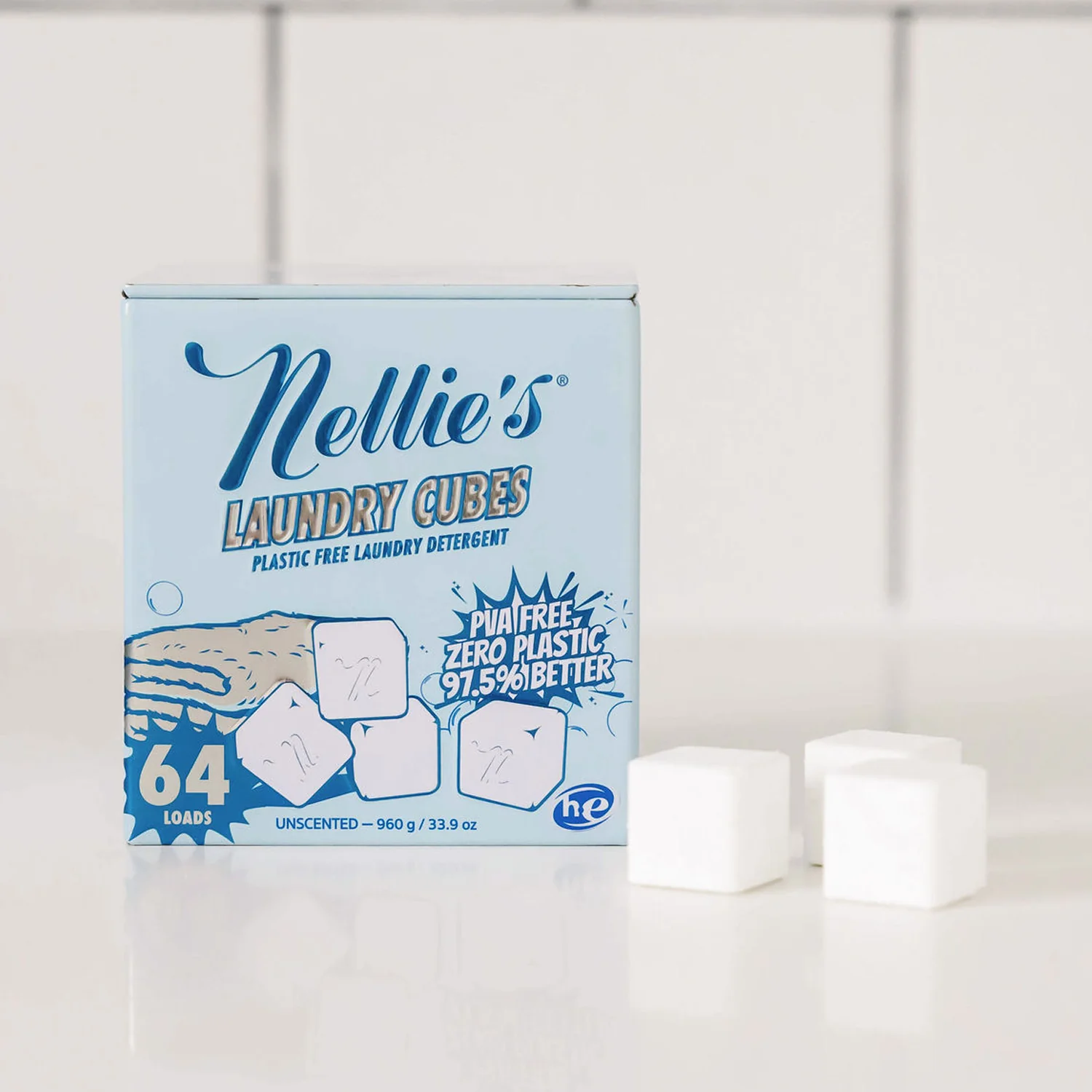 Nellie's - Laundry Cubes, 64 Loads - Nellie's