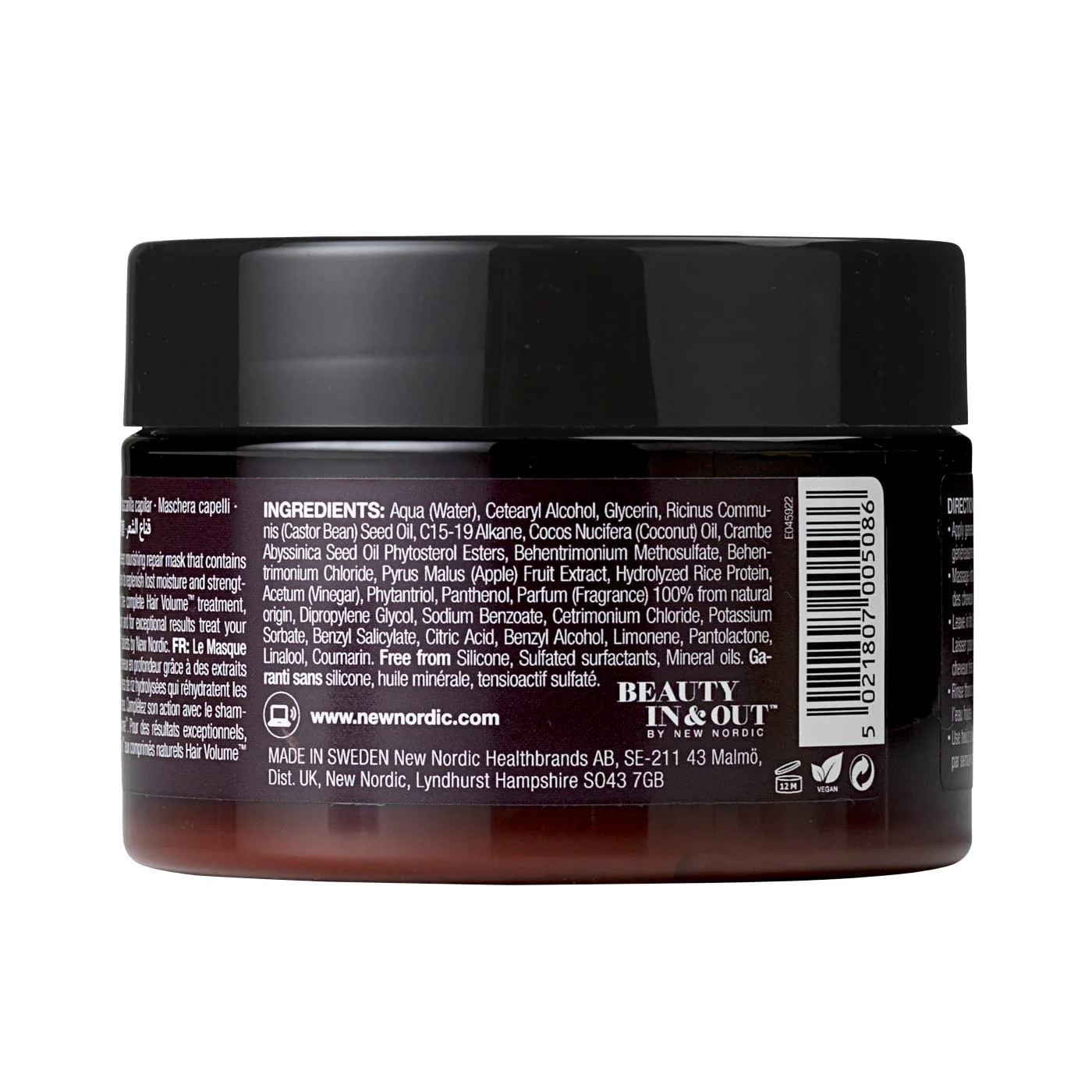 New Nordic - Hair Volume Repair Mask (300ml) - Image 2