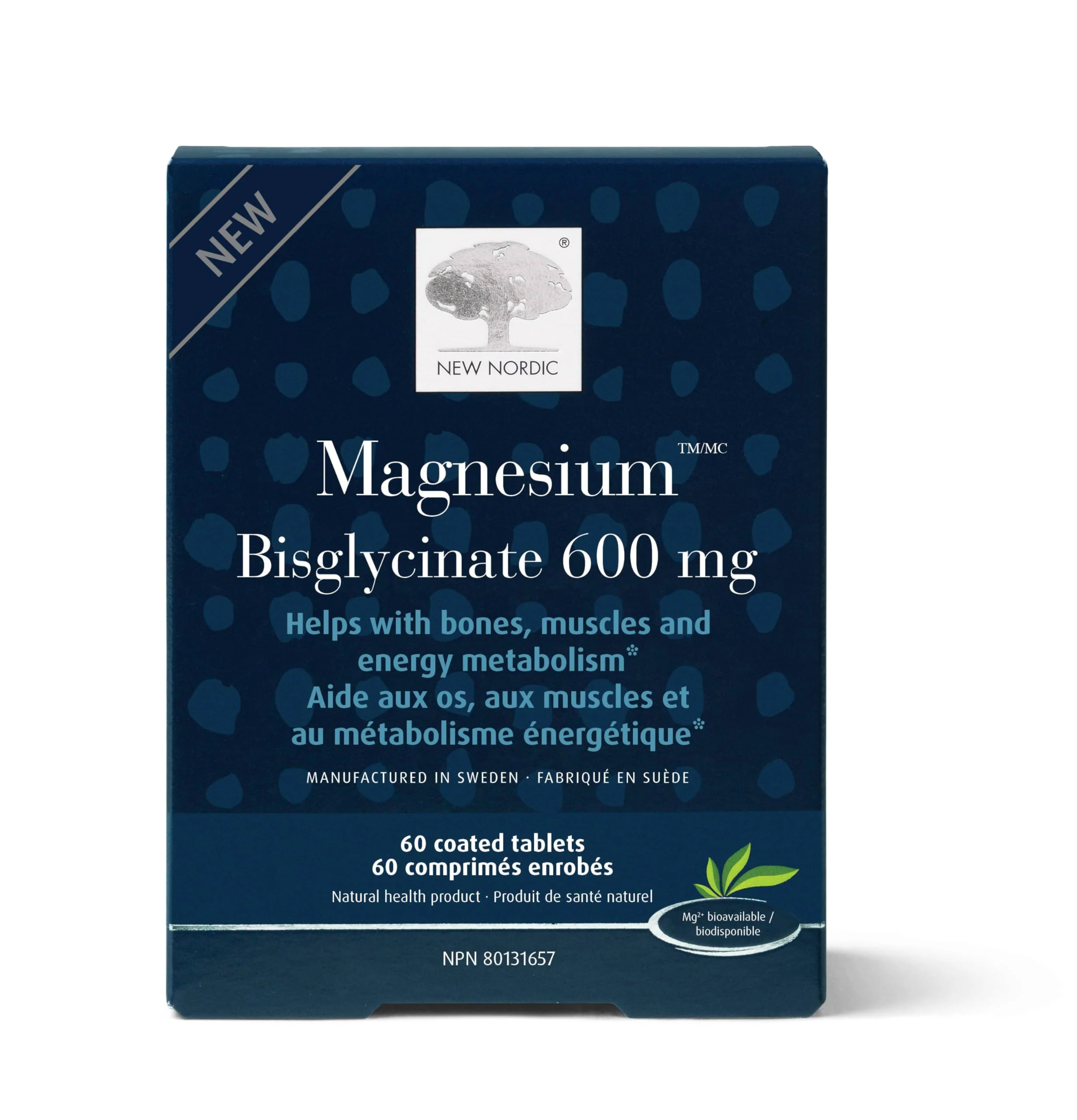 New Nordic - Magnesium Bisglycinate (60tab)