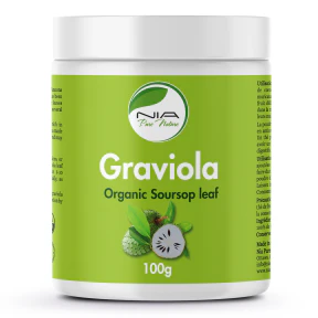 Nia Pure Nature - Organic Soursop Leaf Powder (100g) - Image 3