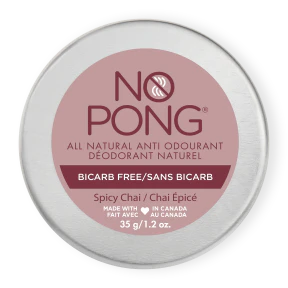 No Pong Natural Deodorant - Spicy Chai Bicarb Free (35g) - Image 2