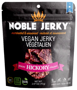 Noble Jerky - Sticky Hickory Vegan Jerky (70g) - Image 2
