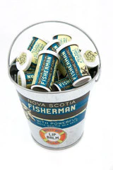 Nova Scotia Fisherman - Caramel Lip Balm Bucket Display (18un) - Image 2