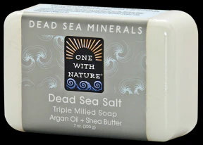 One With Nature - Dead Sea Salt Bar Soap (200g) - Image 4