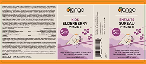 Orange Naturals - Kids Elderberry + Vitamin C (450ml) - Image 4
