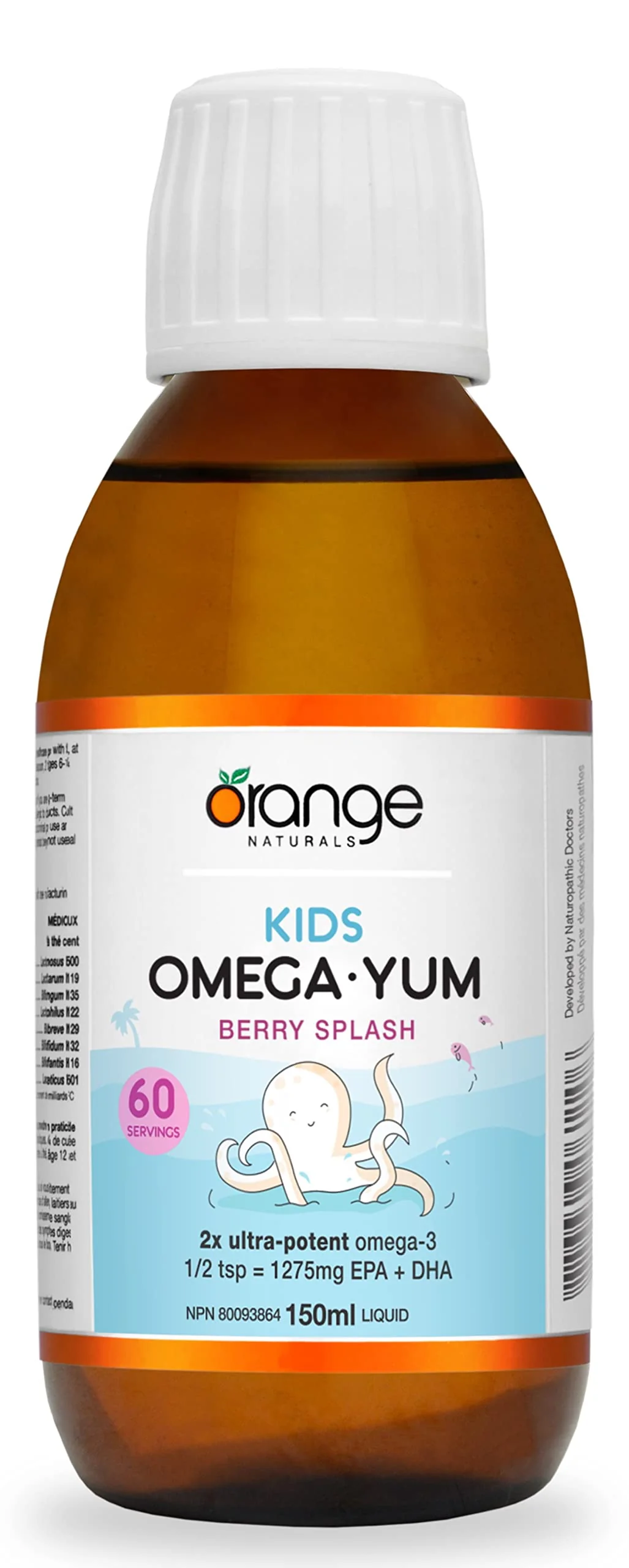 Orange Naturals - Kids Omega Yum - Berry Splash (150ml)