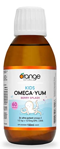 Orange Naturals - Kids Omega Yum - Berry Splash (150ml) - Image 2