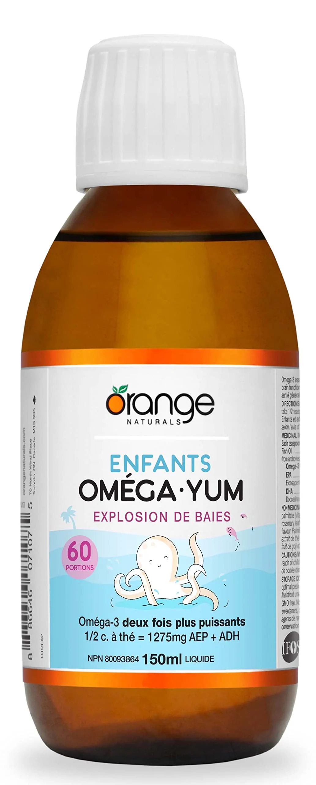 Orange Naturals - Kids Omega Yum - Berry Splash (150ml) - Image 7