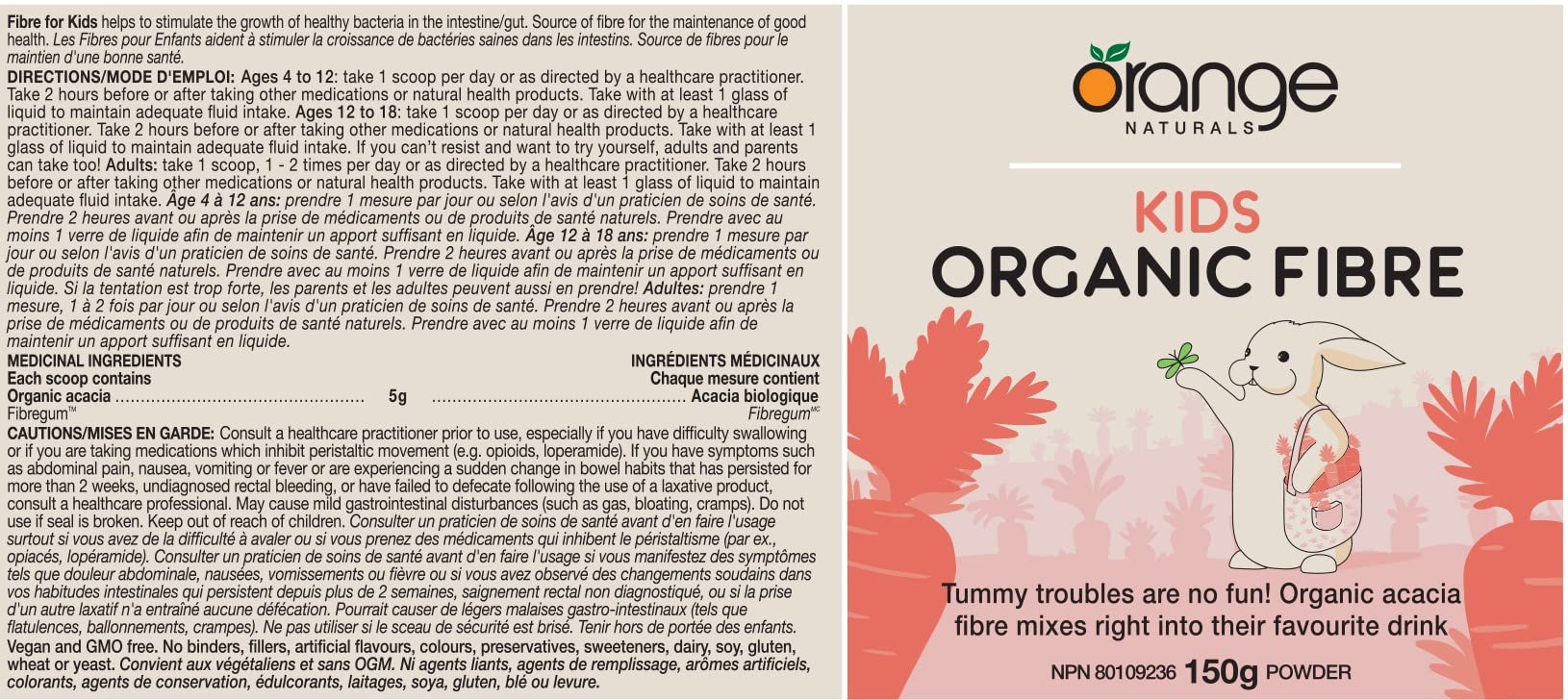 Orange Naturals - Kids Organic Fibre (150g) - Image 4