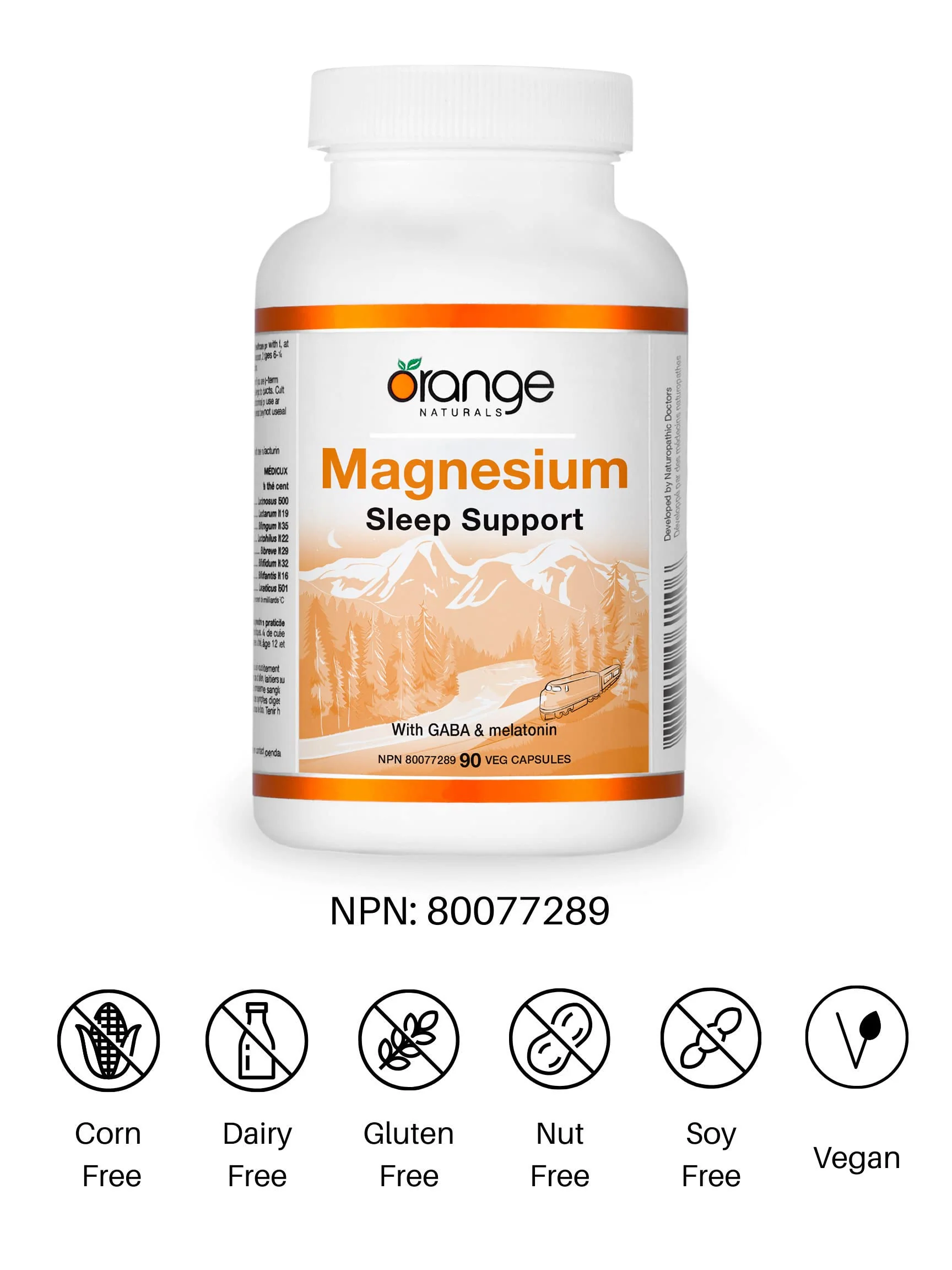 Orange Naturals - Magnesium Sleep Support (90vcap) - Image 4