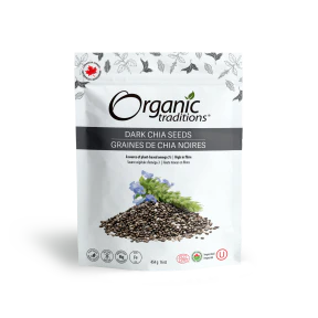 Organic Traditions - Chia Seeds, Dark Whole (454g)