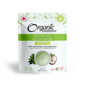 Organic Traditions - Latte - Matcha with Probiotics (150g) - Image 2