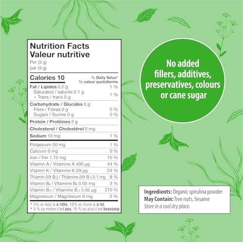 Organic Traditions - Spirulina Powder (150g) - Image 4