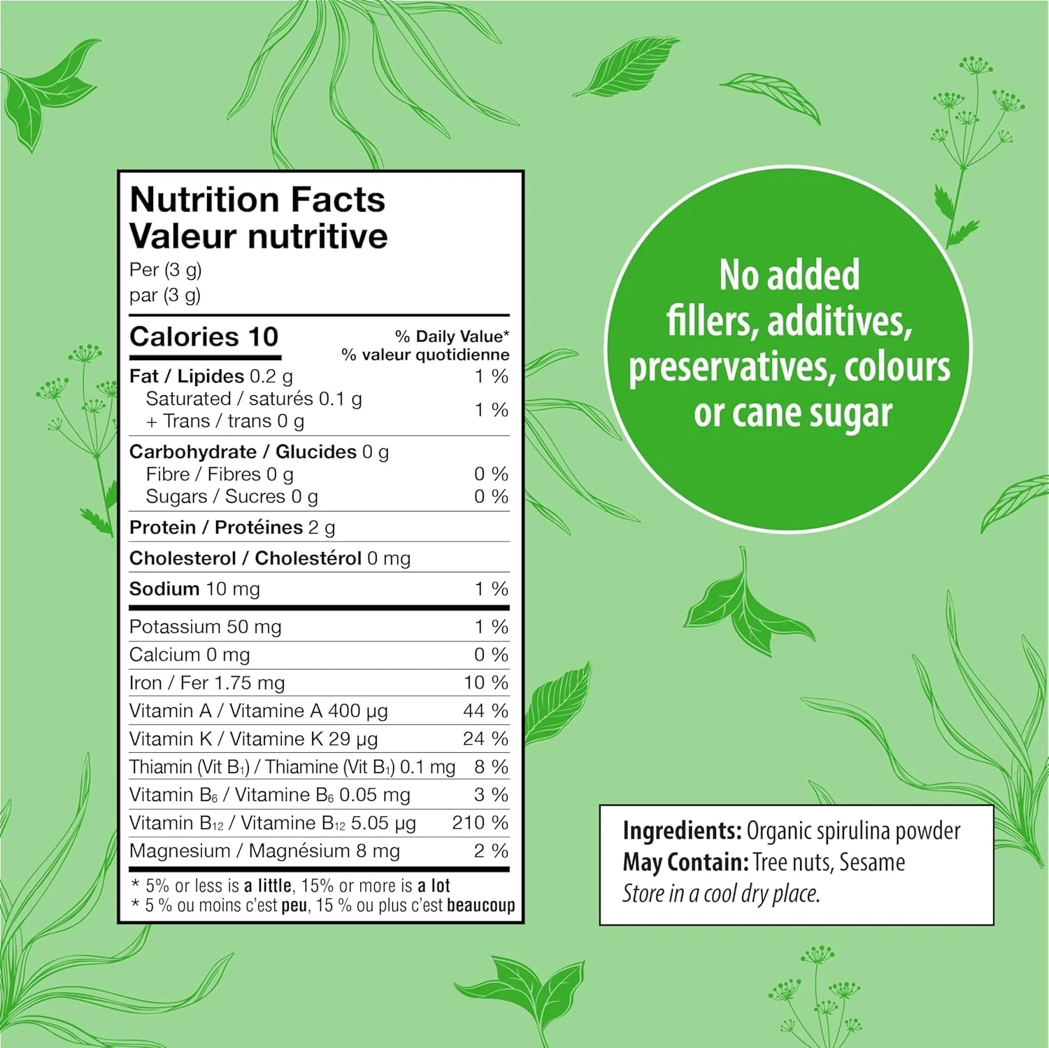 Organic Traditions - Spirulina Powder (150g) - Image 6