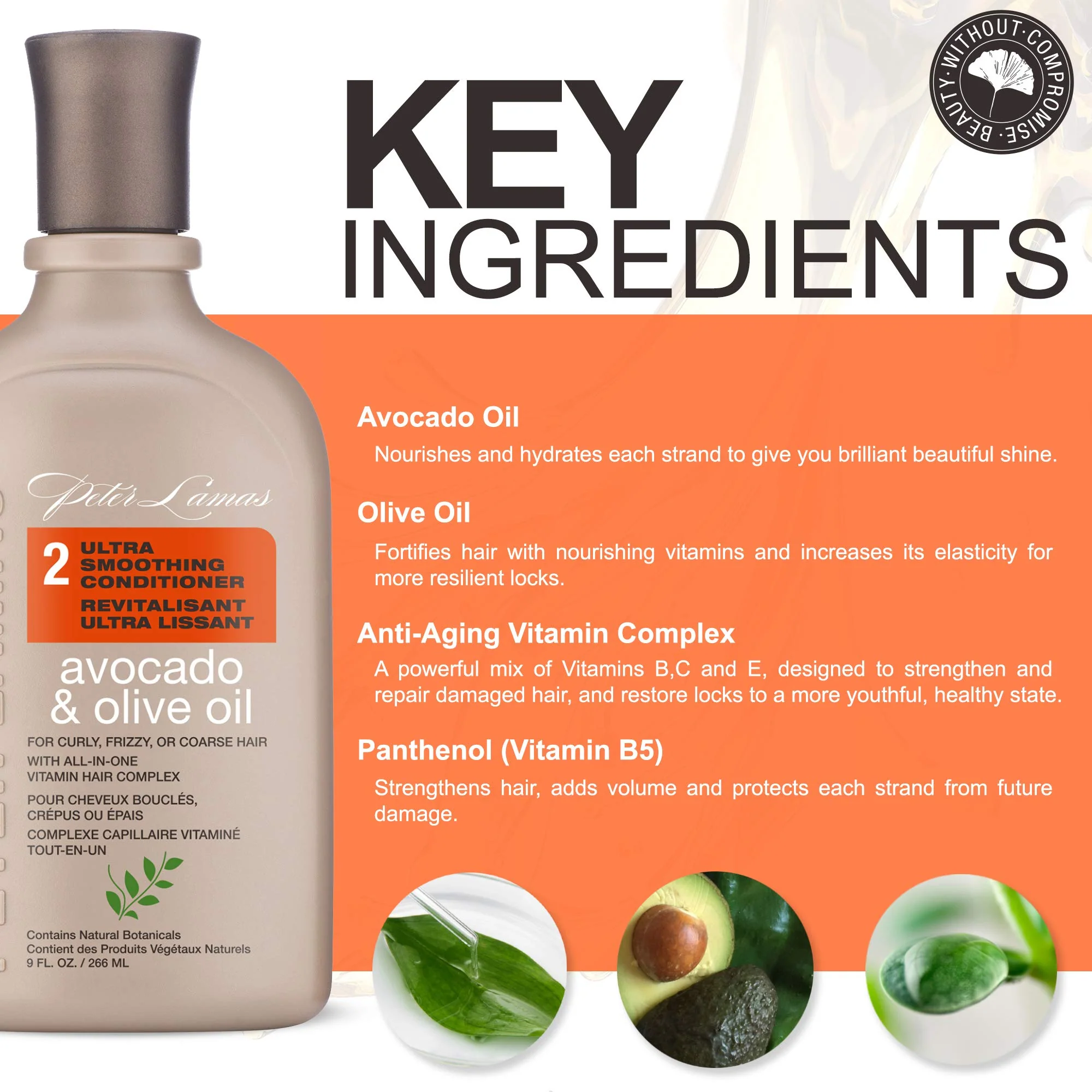Peter Lamas - Avocado&Olive Condit. (266ml) - Image 4