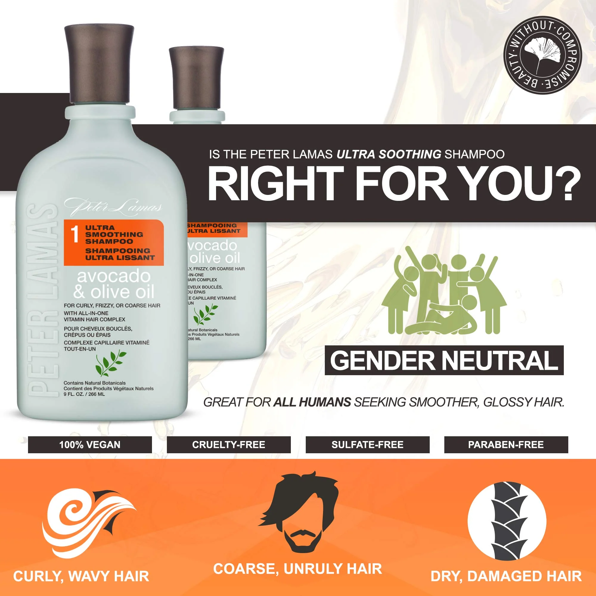 Peter Lamas - Avocado&Olive Shampoo (266ml) - Image 5