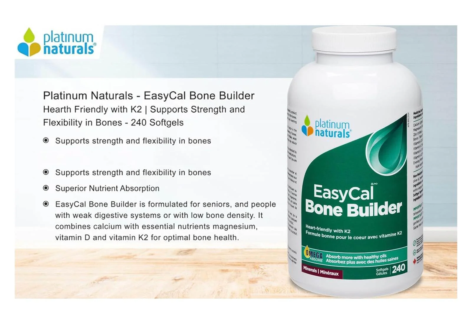 Platinum Naturals - EasyCal Bone Builder (120sg) - Image 7