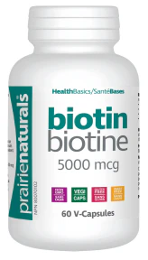 Prairie Naturals Health Products - Biotin 5000mcg (60vcap)
