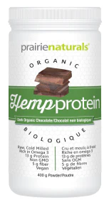 Prairie Naturals Health Products - Hemp Protein - Dark Chocolate (400g) - Image 3