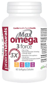 Prairie Naturals Health Products - Max Omega 3 Force (60sg) - Image 3