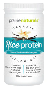 Prairie Naturals Health Products - Org. Rice Protein - Vanilla (360g)