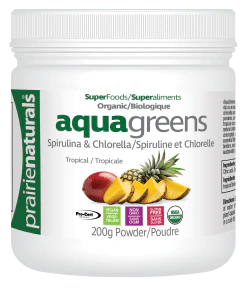 Prairie Naturals Health Products - Organic Aqua Greens - Tropical (200g) - Image 2