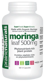 Prairie Naturals Health Products - Organic Moringa Leaf (180vcap) - Image 2