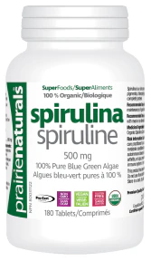 Prairie Naturals Health Products - Organic Spirulina (180tab) - Image 2