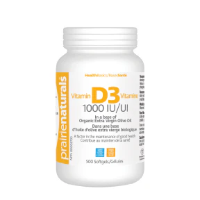 Prairie Naturals Health Products - Vitamin D3 1000 IU (500sg) - Image 3