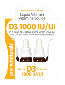 Prairie Naturals Health Products - Vitamin D3 1000 IU Tray (15ml) - Image 2