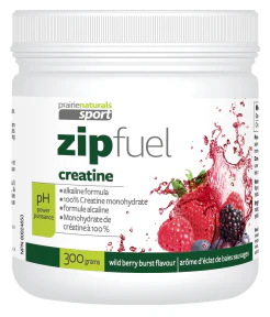 Prairie Naturals Health Products - ZipFuel Creatine - Wild Berry Burst (300g) - Image 4