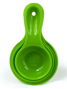 Preserve by Recycline - Dry measure cups - Green (4set) - Image 2