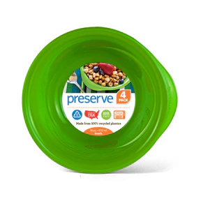 Preserve by Recycline - Everyday Bowl - Apple Green 16oz (4pk) - Image 4