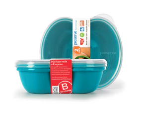 Preserve by Recycline - Food Storage - Sandwich(2 Pak)-Aqua (2pk) - Image 2