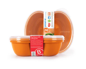 Preserve by Recycline - Food Storage - Sandwich(2 Pak)-Orng (2ct) - Image 4