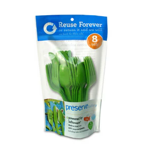 Preserve by Recycline - Preserve Cutlery- Apple Green (24pc)
