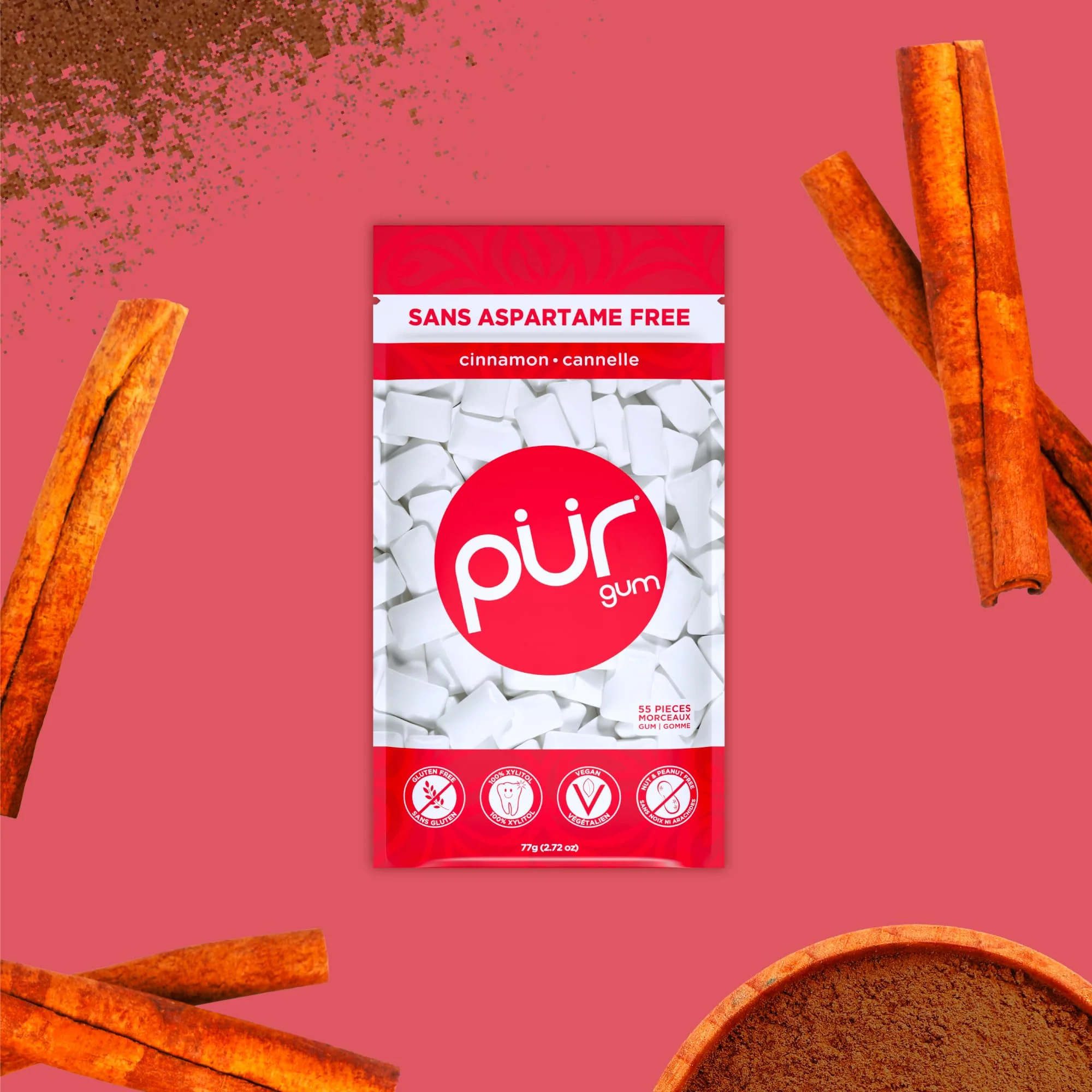 PUR Gum - Cinnamon (55pc) - Image 7