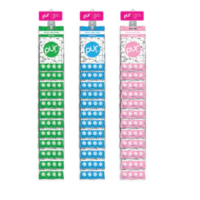 PUR Gum Core Sku Clip Strip (1disp)