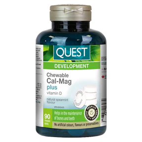 Quest - The Quest For Health - Chewable Cal-Mag + Vitamin D (90ch) - Image 3