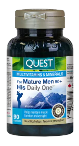 Quest - The Quest For Health - For Mature Men 50+ His Daily One (90caps) - Image 3