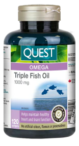 Quest - The Quest For Health - Triple Fish Oil 1000 Mg (120sg)